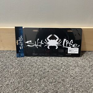 Salt Life License Plate Crab